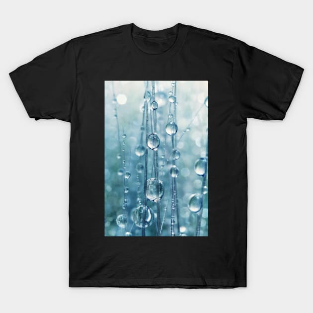 Blue Grass Drops II T-Shirt by SharonJ